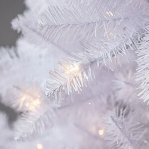 NIB- Holiday Time 7’ Pre-Lit White Duncan Fir Artificial Christmas Tree T-39